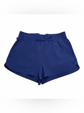 Lands End Women's 3" Packable Cover-up Swim Shorts | Navy | Size 12